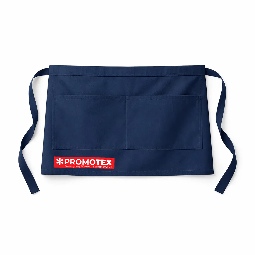 Belden Bağlamalı Önlük Lacivert