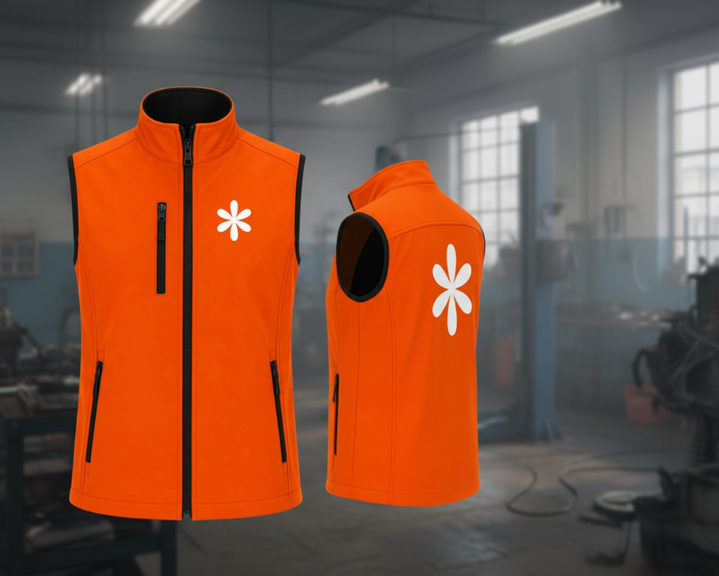 Turuncu Softshell Yelek